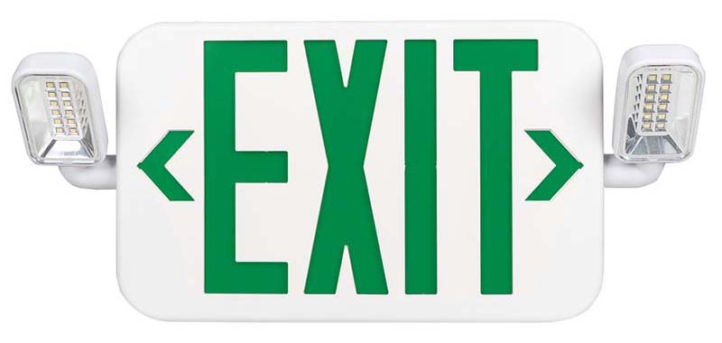 exit combo emergency light