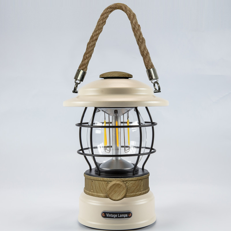 2023 Newest Retro Style LED Tent Lantern for Outdoor Adventures2