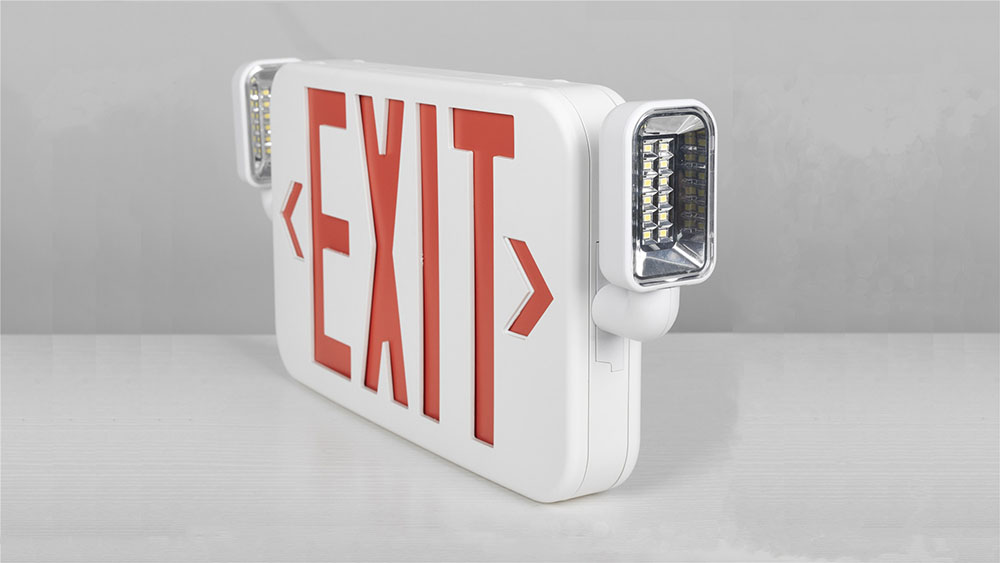 led exit signs with battery backup